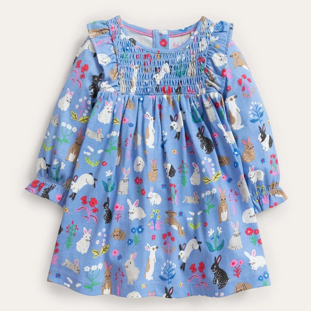 NWT Mini Boden Printed Jersey Dress